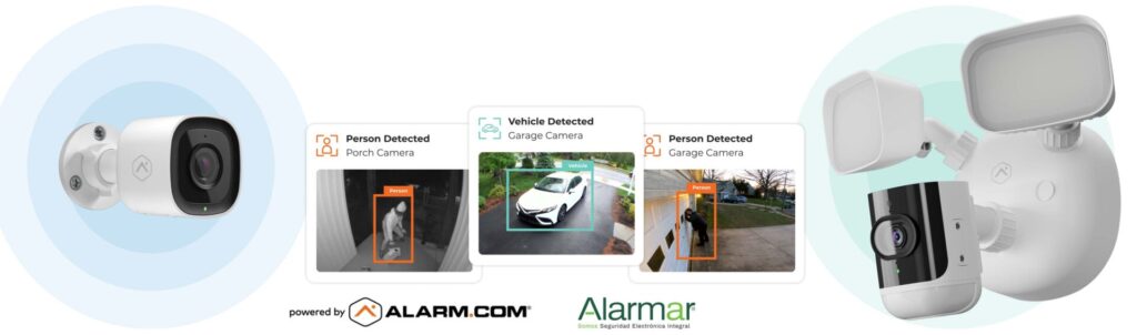 Servicio de vigilancia remota con avanzada identificación de vehículos, personas y animales y con medidas de defensa activa como sirenas, luces y audio bidireccional