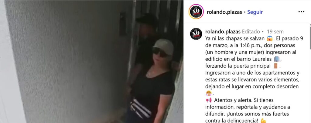 Denuncian ladrones ingresando edificio Laureles para robar apartamento